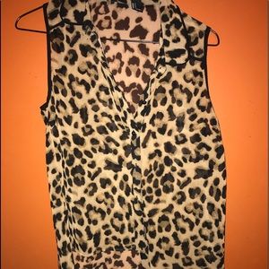 Cheetah tank top